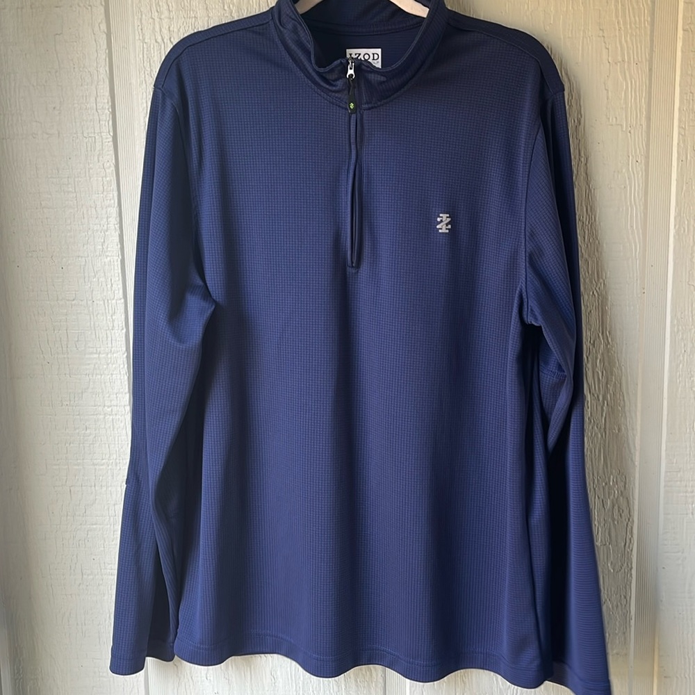 XL Izod Golf shirt, navy blue